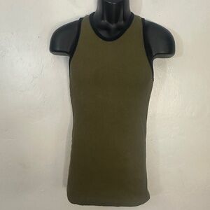 Jocko Stretch Ribbed Tank Top Large runs small skintight fit Gently worn